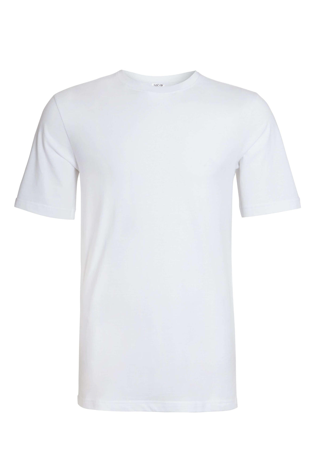 Pack of 3 Men's Plain T-Shirts Soft Breathable Cotton Polyester Blend Short Sleeve Tees Versatile Classic Colors