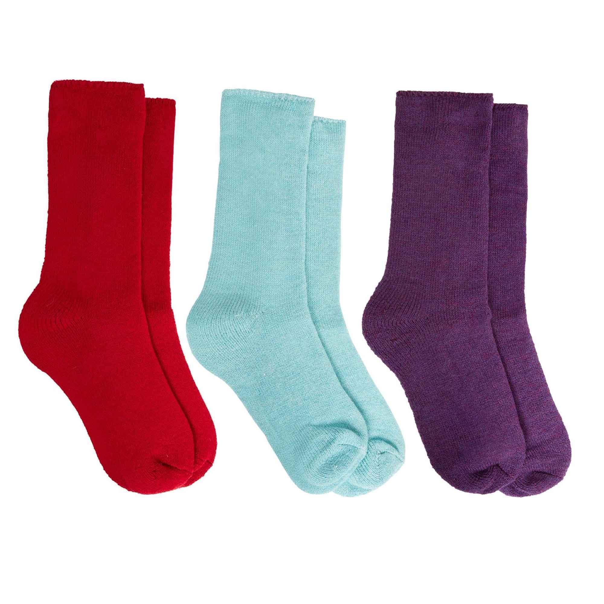 pack-of-3-womens-thermal-hot-socks-heavy-duty-insulated-boot-socks-2-3-tog-for-winter-hiking-uk-4-7-by-heatwave-thermalwear-assorted-4-7-socks-1184731176 - Bobobiy