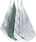 pack-of-4-green-cotton-tea-towels-for-drying-dishes-and-cleaning-spills-high-absorbency-and-durability-65x45-cm-by-olivia-rocco-green-tea-towel-974630720 - Bobobiy