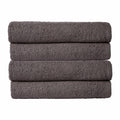 Pack of 4 Large Quick-Drying Lightweight Easycare Indus Valley Cotton Bath Sheets 80x140cm for Home Travel Gym Holidays Multiple Colours