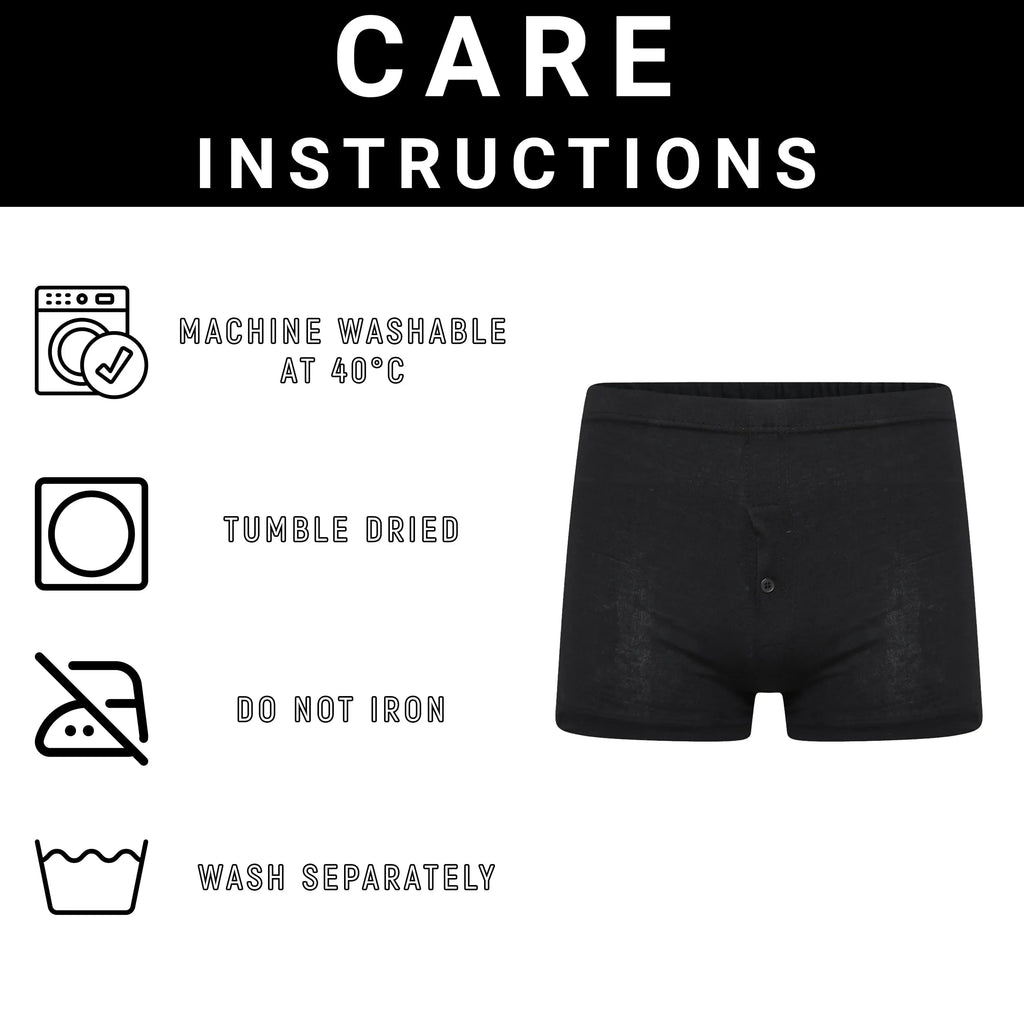 pack-of-5-mens-jersey-boxer-shorts-100-cotton-classic-fit-plus-size-breathable-button-fly-design-men-boxers-underwear-by-sock-stack-boxer-shorts-1182590109 - Bobobiy
