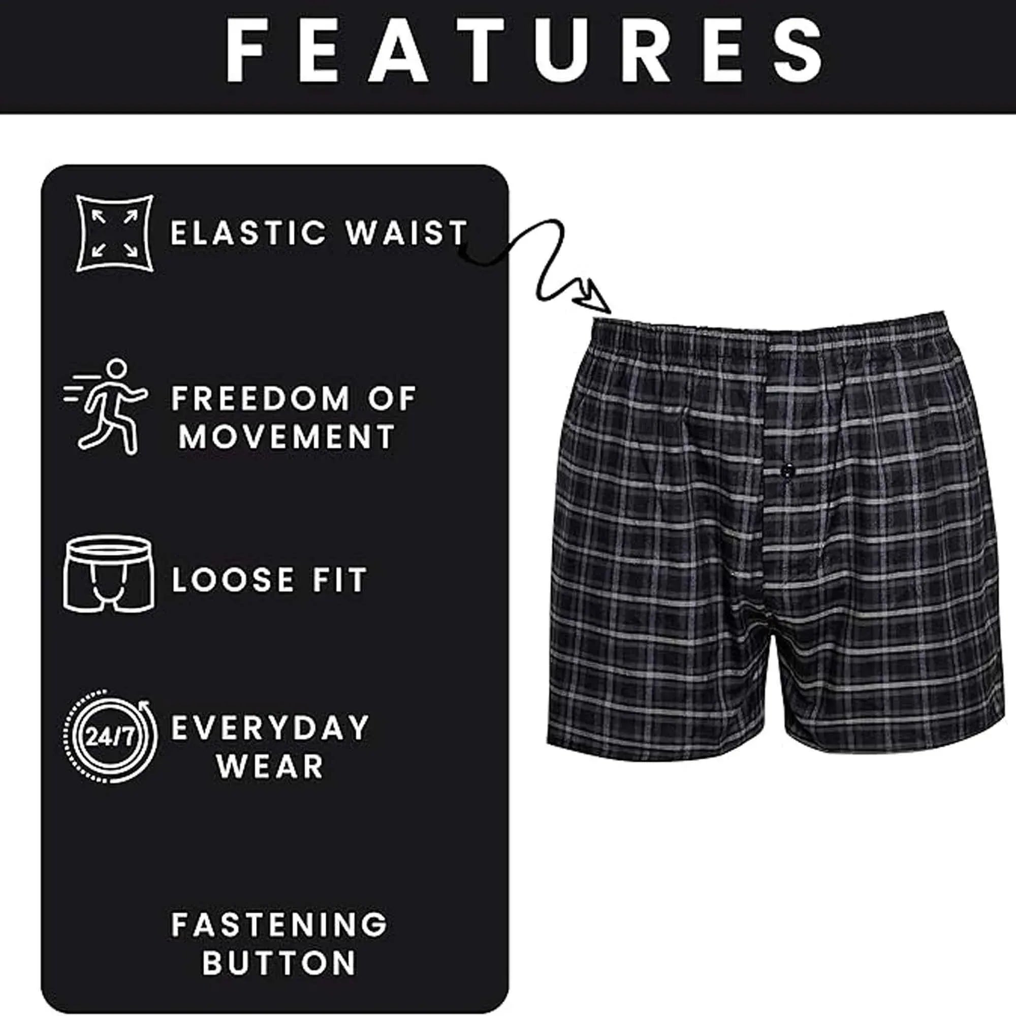 pack-of-6-kids-loose-fit-woven-boxers-durable-cotton-blend-with-elastic-waistband-sizes-5-13-years-ideal-for-school-sports-kb01-by-sock-stack-boxer-shorts-1180847327 - Bobobiy