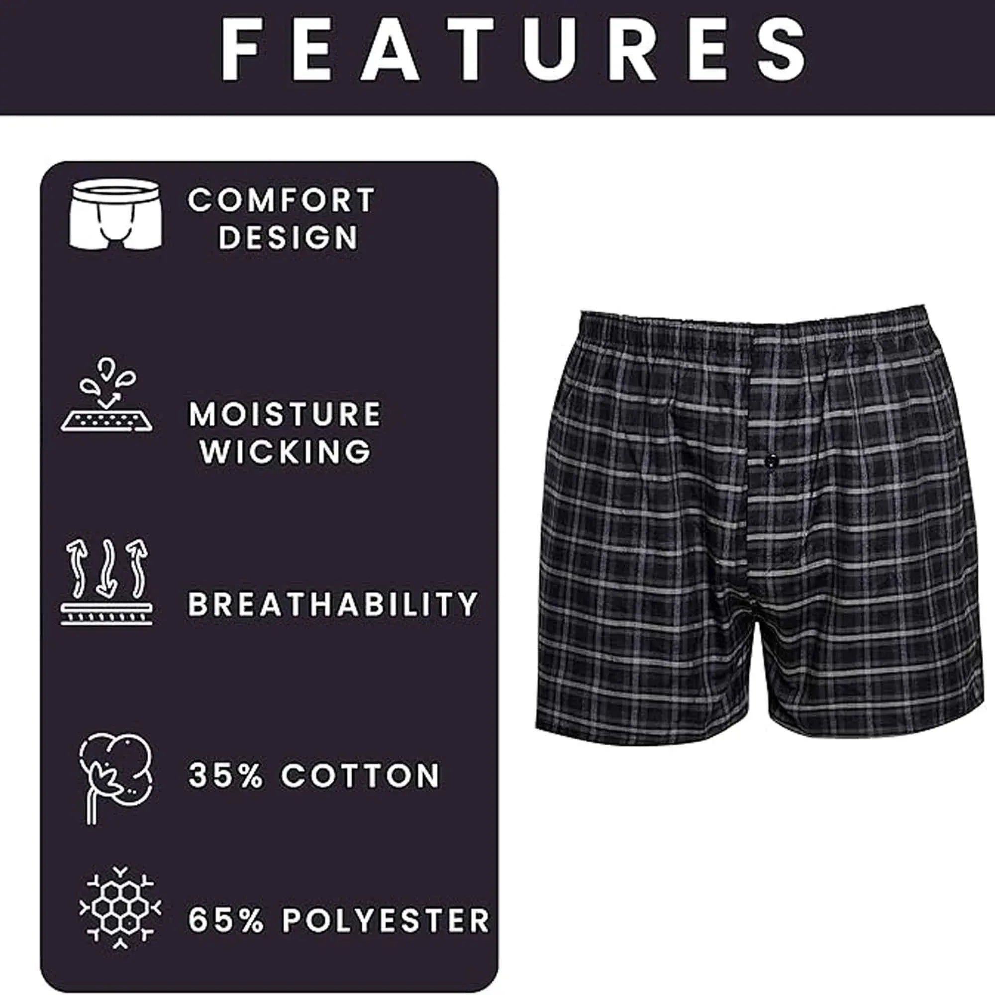 pack-of-6-kids-loose-fit-woven-boxers-durable-cotton-blend-with-elastic-waistband-sizes-5-13-years-ideal-for-school-sports-kb01-by-sock-stack-boxer-shorts-1180847328 - Bobobiy