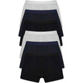 pack-of-6-men-s-cotton-rich-comfort-fit-boxer-trunk-underwear-breathable-stretch-waistband-soft-plain-boxers-multiple-sizes-by-sock-stack-assorted-s-boxer-shorts-1184733840 - Bobobiy