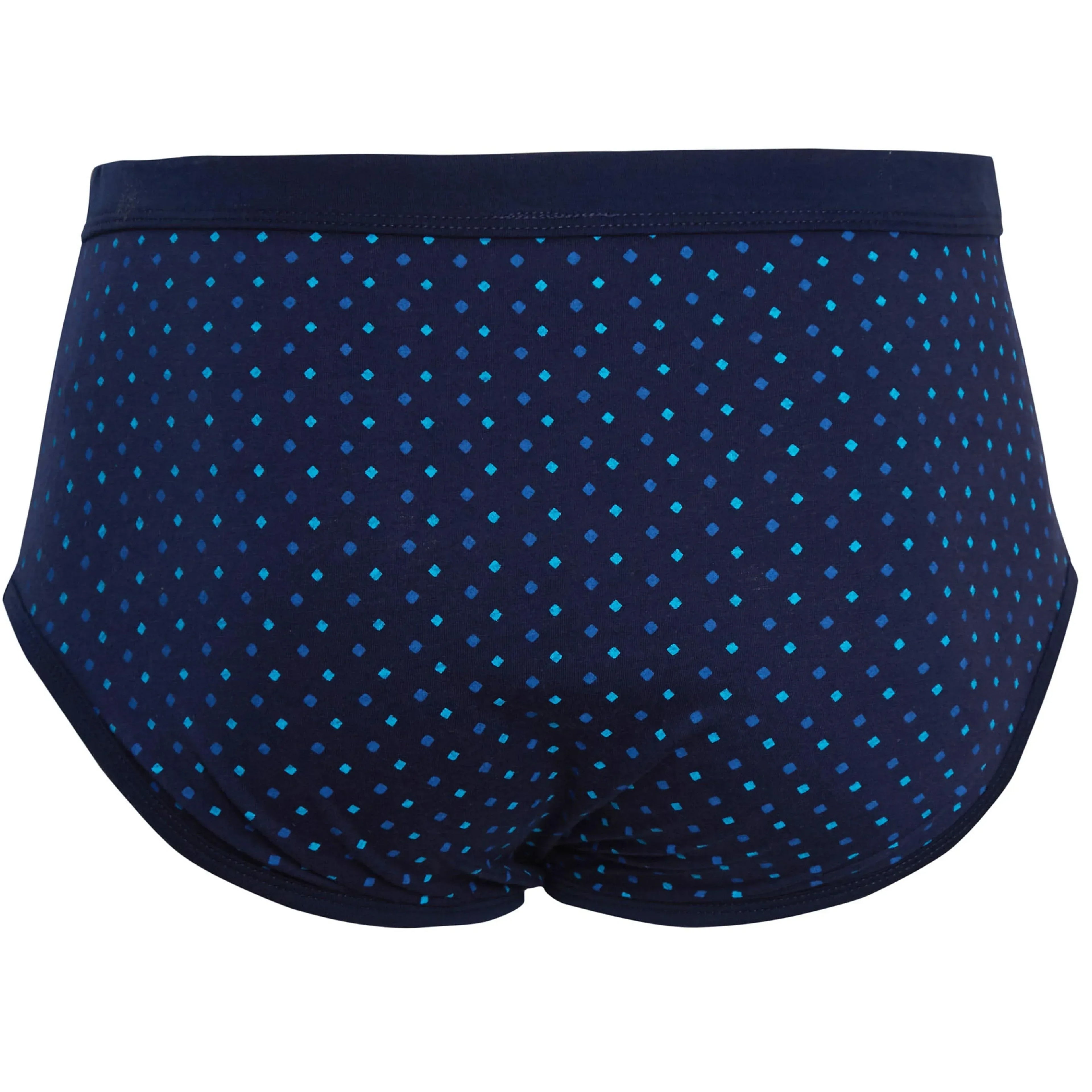 pack-of-6-men-s-printed-cotton-blend-briefs-classic-fit-underwear-with-elastic-waistband-plain-dot-stripe-designs-by-sock-stack-brief-1177111230 - Bobobiy