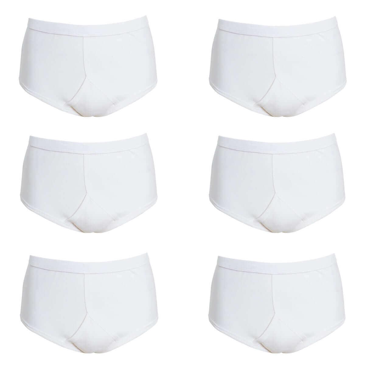 Pack of 6 Mens Cotton Y Front Underpants Breathable Sports and Everyday Wear Various Sizes and Colours Moisture Wicking Comfort