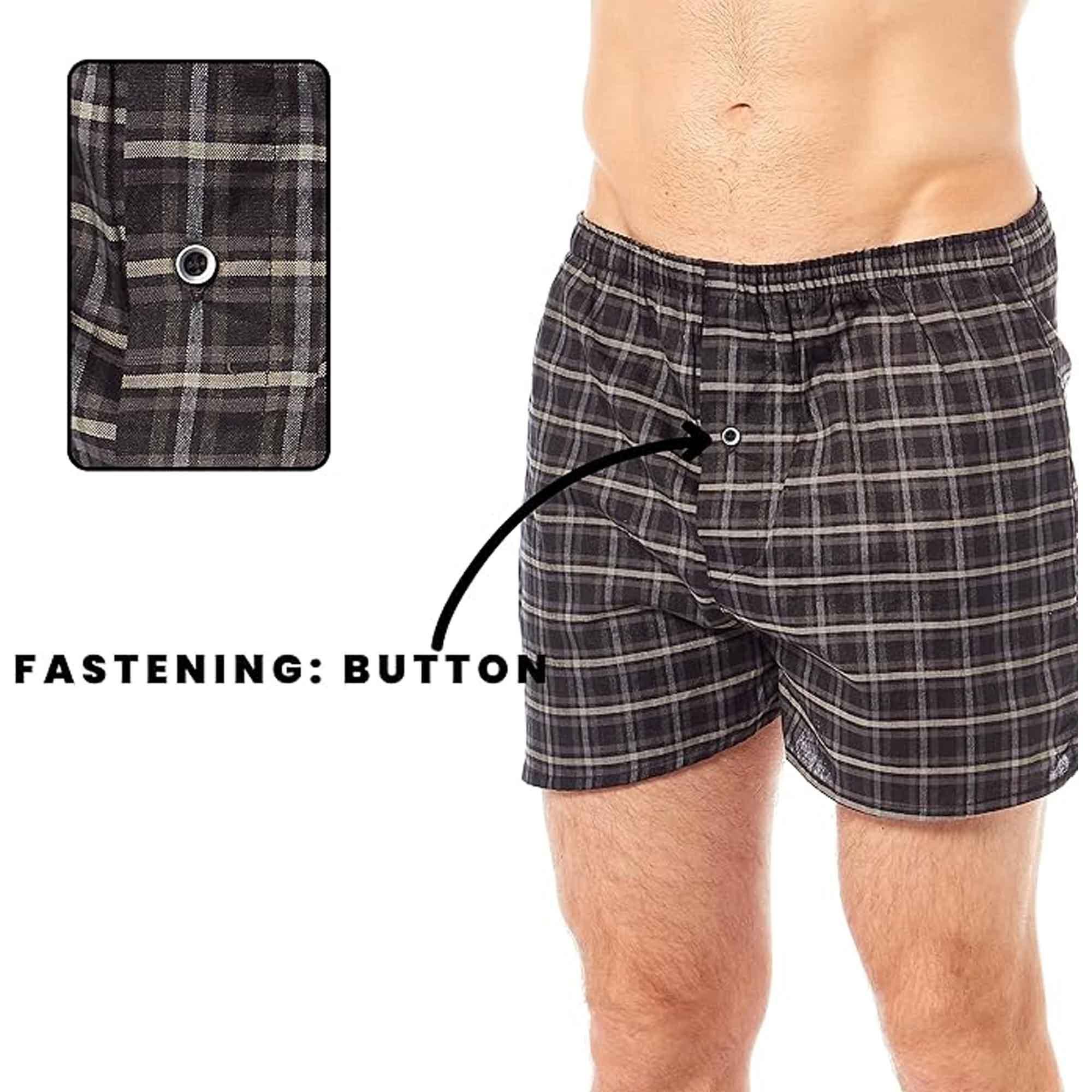 pack-of-6-mens-loose-fit-woven-boxers-with-comfort-waistband-in-soft-cotton-blend-multiple-sizes-and-colors-breathable-durable-mb01-by-sock-stack-boxer-shorts-1181650068 - Bobobiy