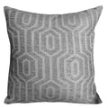 Paris Cushion Covers 2 Pack Modern Grey Decorative Square Scatter Cushions with Invisible Zipper for Sofa & Bed