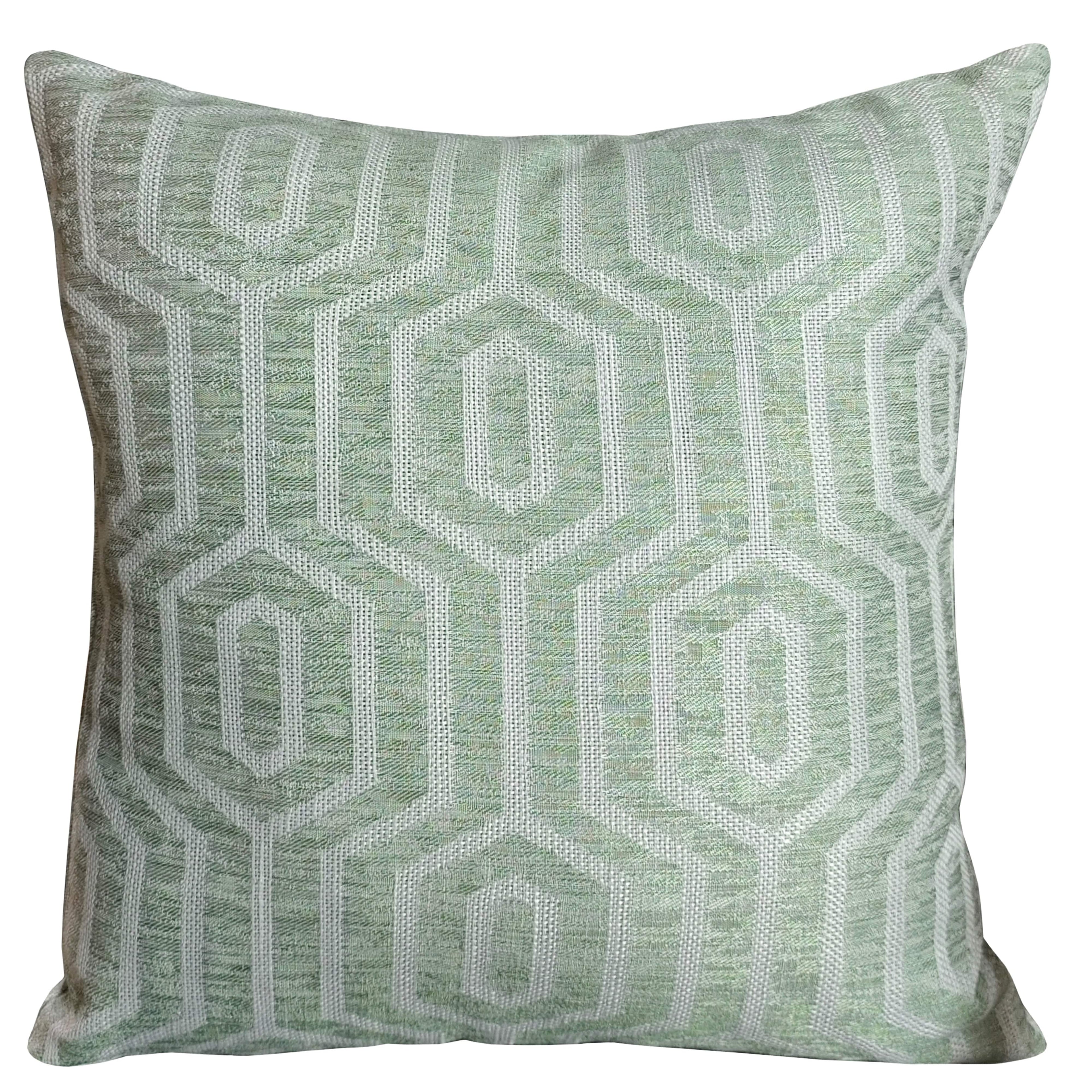 Paris Cushion Covers 2 Pack Modern Sage Green Decorative Square Scatter Cushions with Invisible Zipper for Sofa & Bed