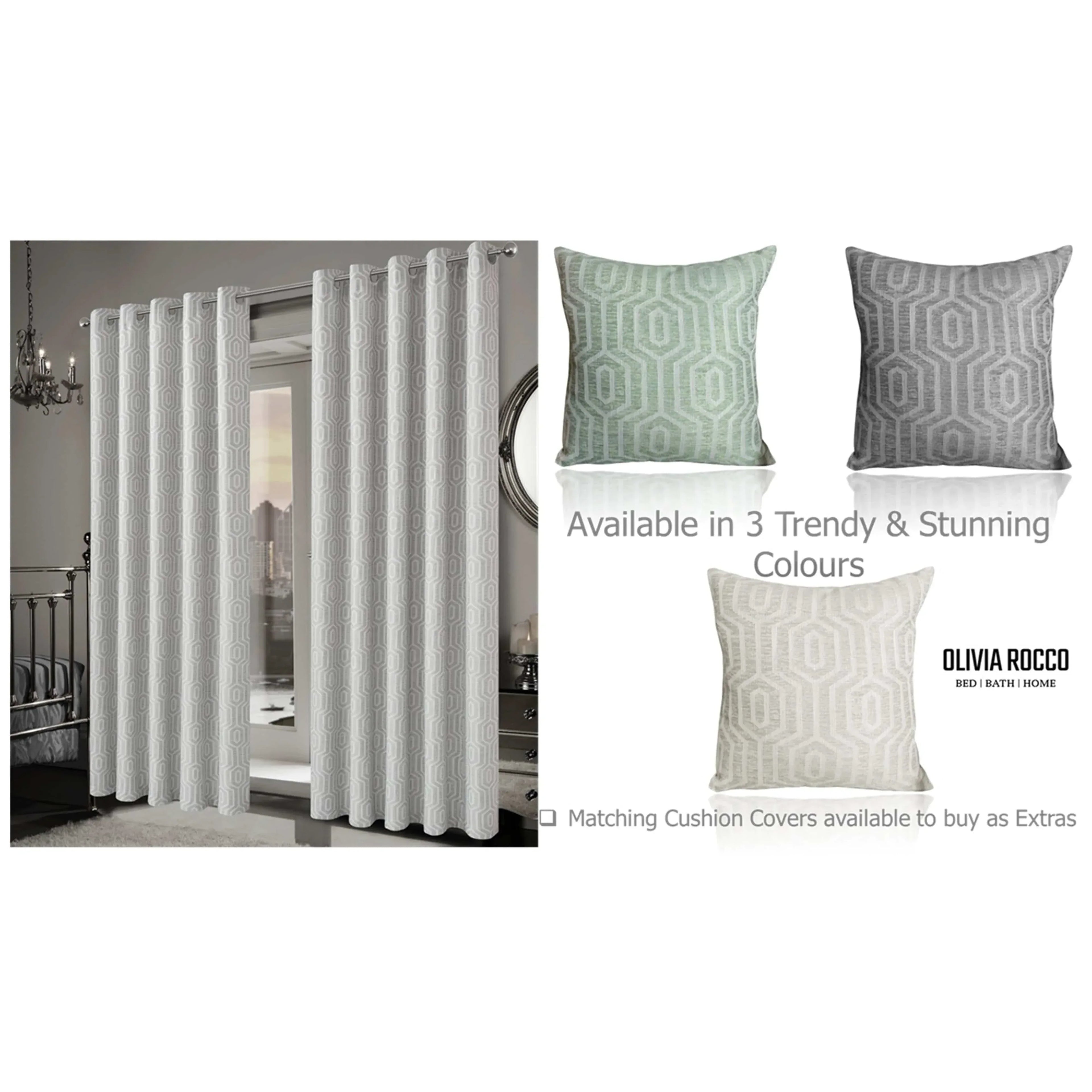 paris-eyelet-jacquard-curtains-natural-geometric-pattern-thermal-insulated-light-blocking-for-bedroom-lounge-by-olivia-rocco-curtain-1160973770 - Bobobiy