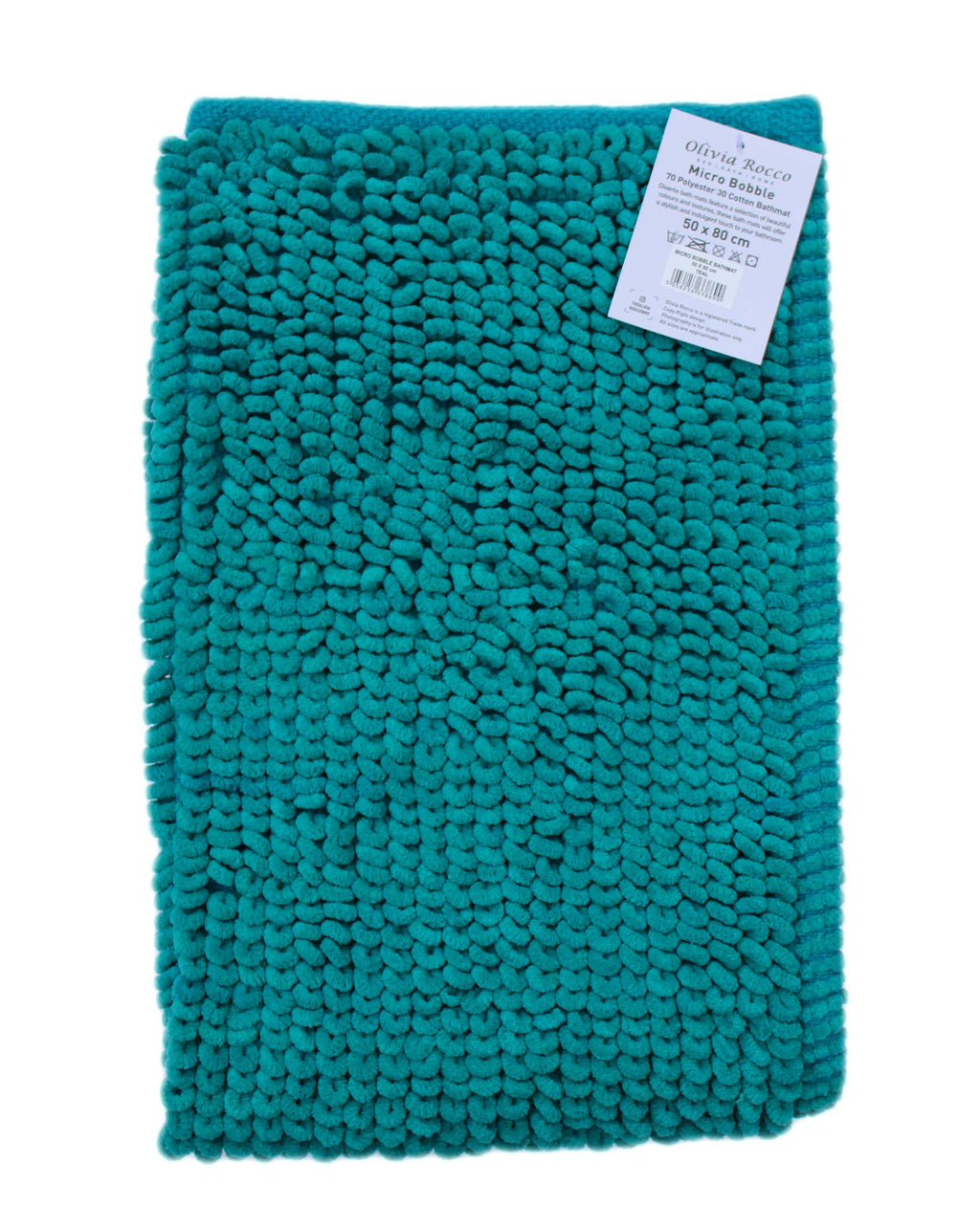Pebbles Micro Bobble Eco-Friendly Pure Indian Cotton Hand-Woven Bath Mat with Knitted Design for Comfort and Durability
