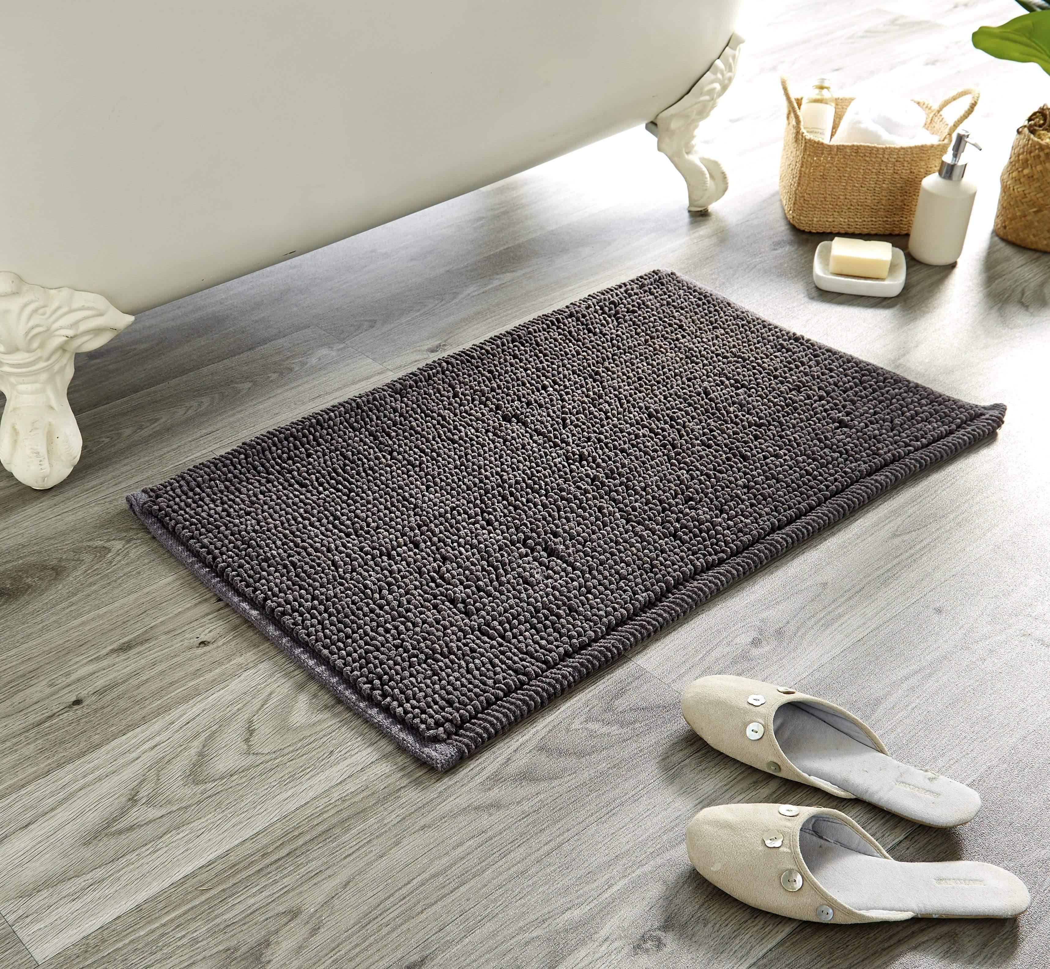 Pebbles Micro Bobble Eco-Friendly Pure Indian Cotton Hand-Woven Bath Mat with Knitted Design for Comfort and Durability