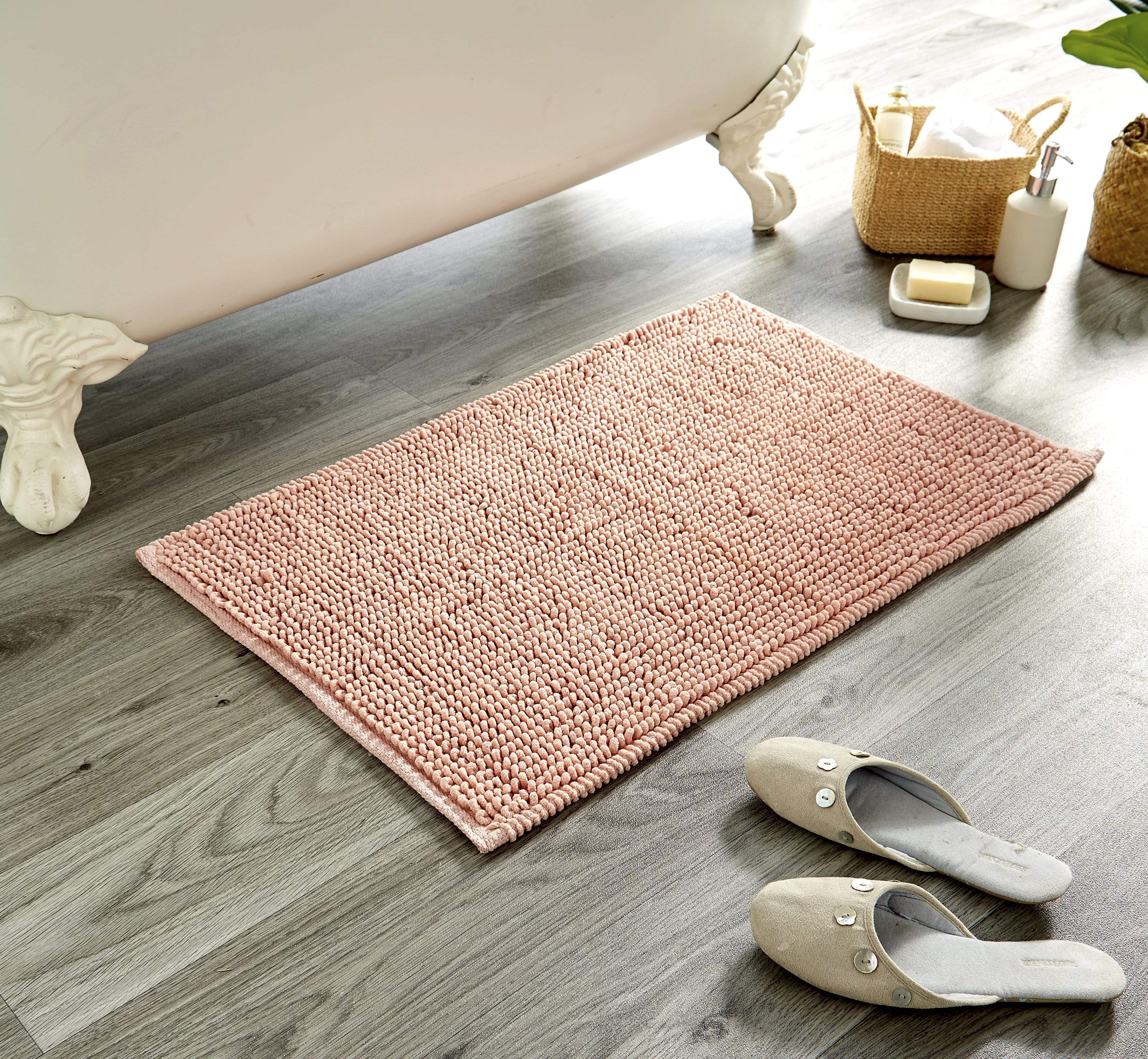 Pebbles Micro Bobble Eco-Friendly Pure Indian Cotton Hand-Woven Bath Mat with Knitted Design for Comfort and Durability