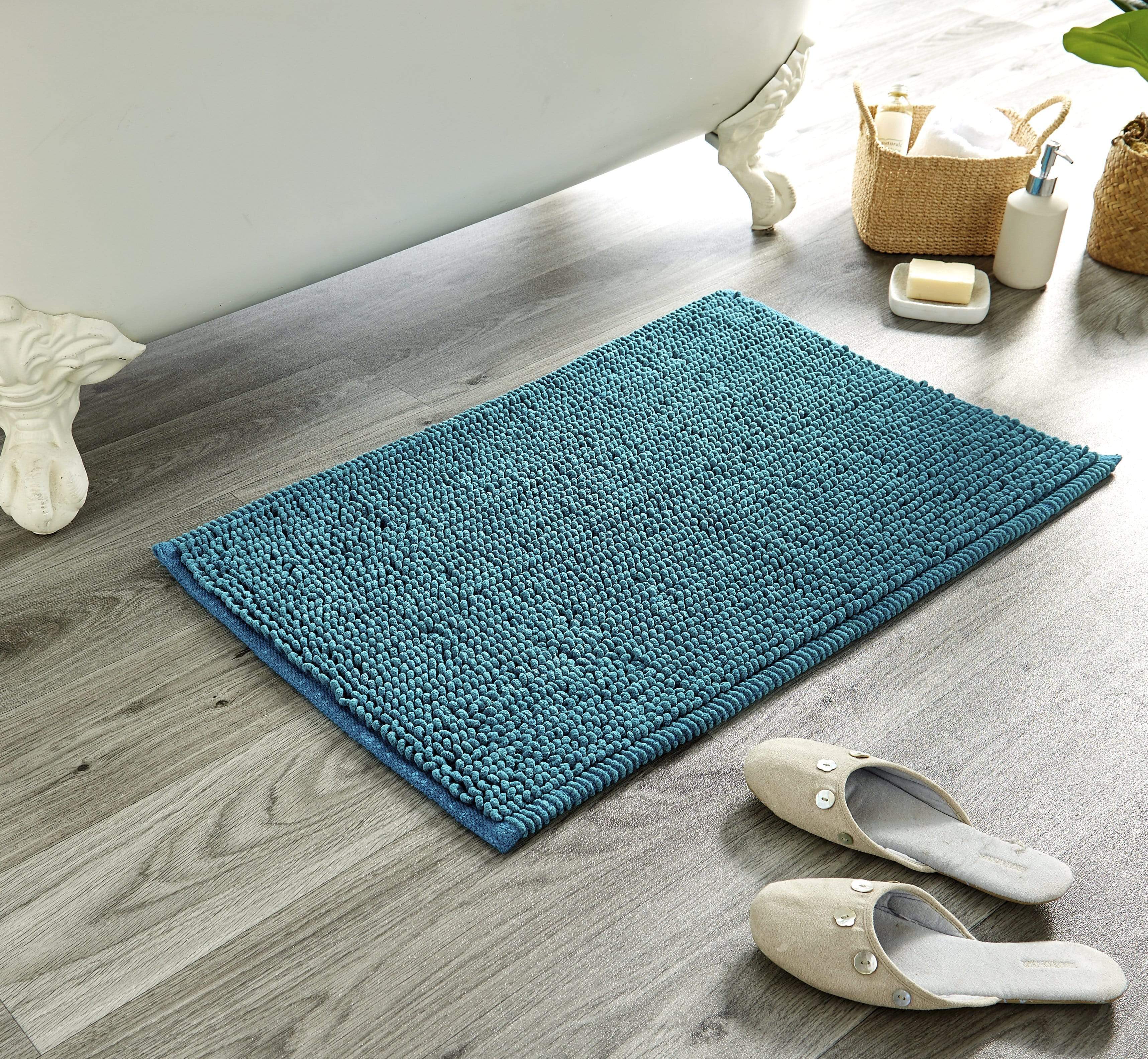 Pebbles Micro Bobble Eco-Friendly Pure Indian Cotton Hand-Woven Bath Mat with Knitted Design for Comfort and Durability