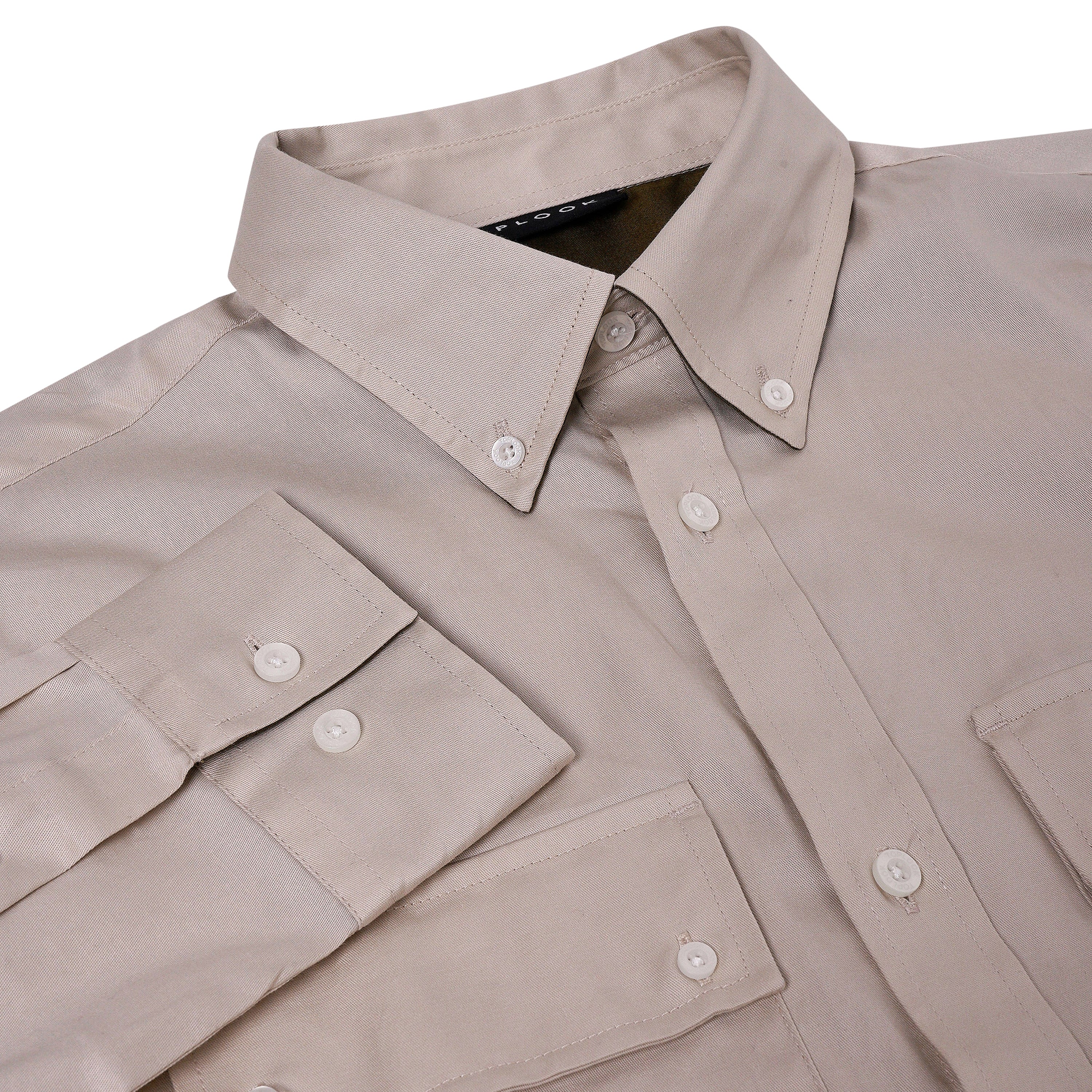 TL London 2 Pocket Long Sleeve Button Down Shirt