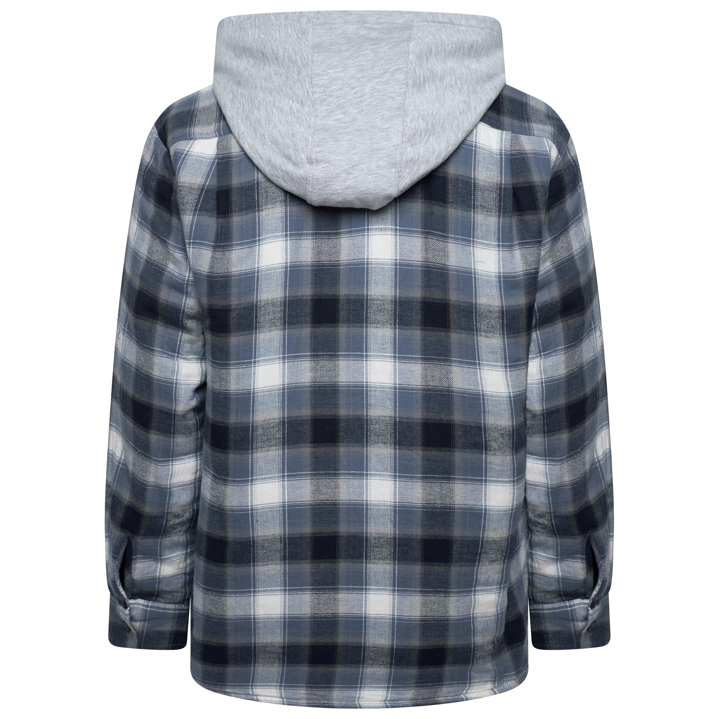 Wrangler Padded Hooded Shirt Jacket
