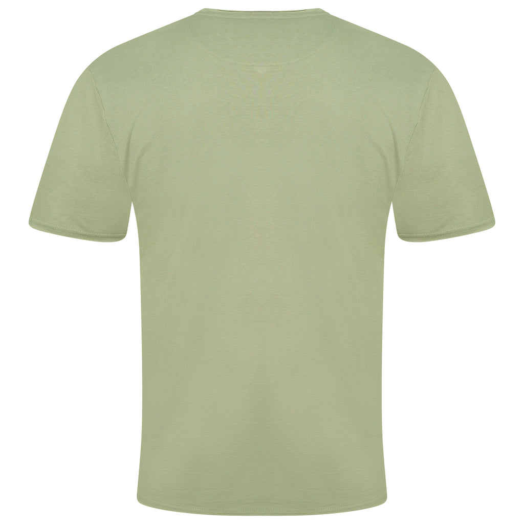 Brave Soul Fresher Raw Edge Cotton T-Shirt