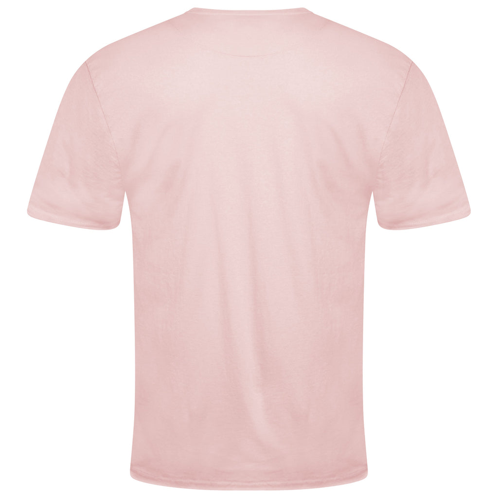 Brave Soul Fresher Raw Edge Cotton T-Shirt