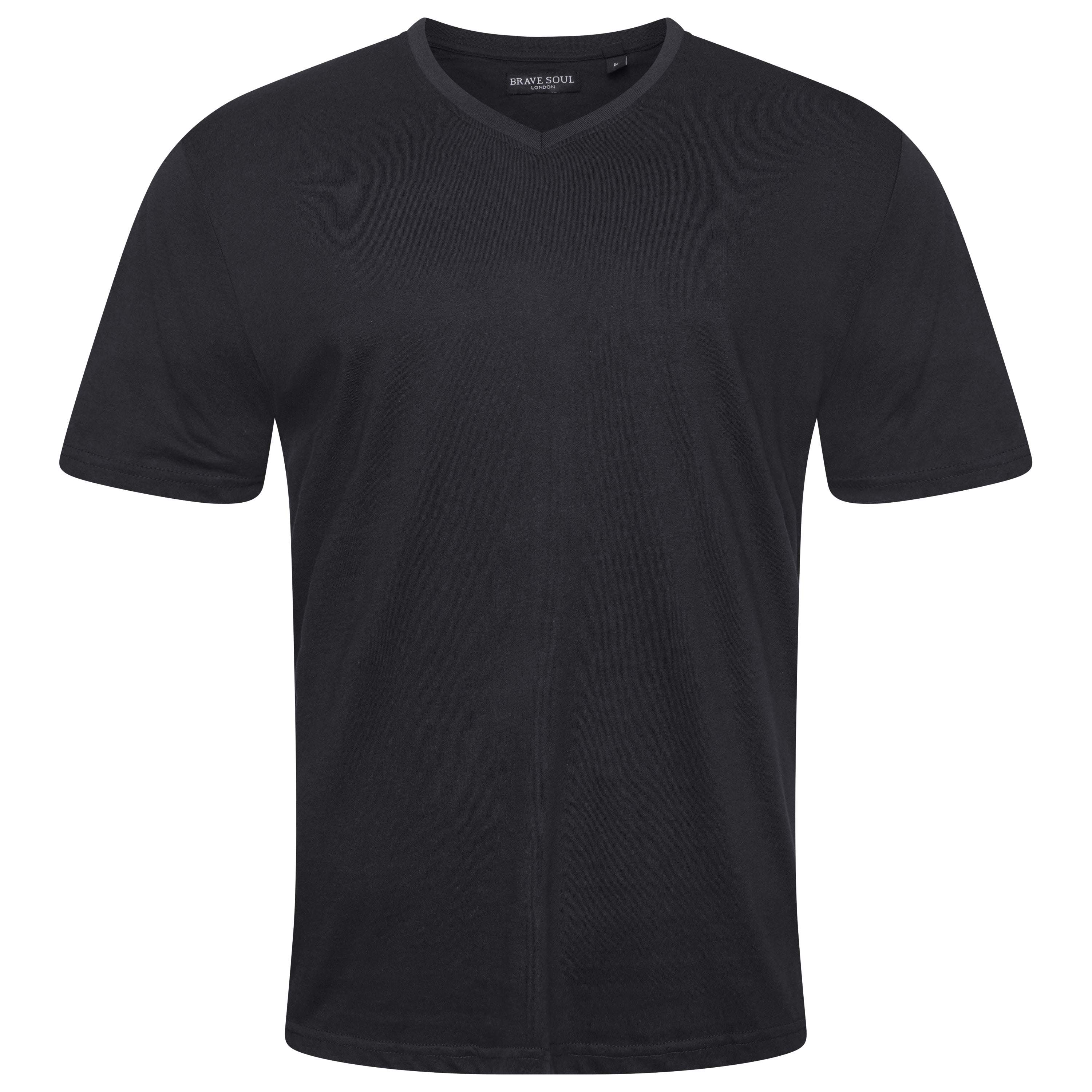 Brave Soul Saint Cotton V Neck T-Shirt