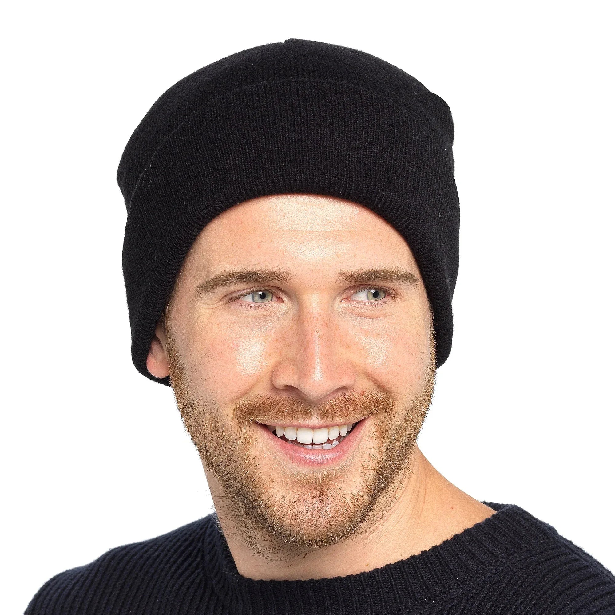 Tom Franks Knitted Hat With Turn Up - Bobobiy