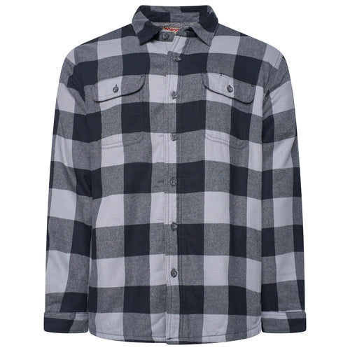 Wrangler Sherpa Lined Plaid Overshirt
