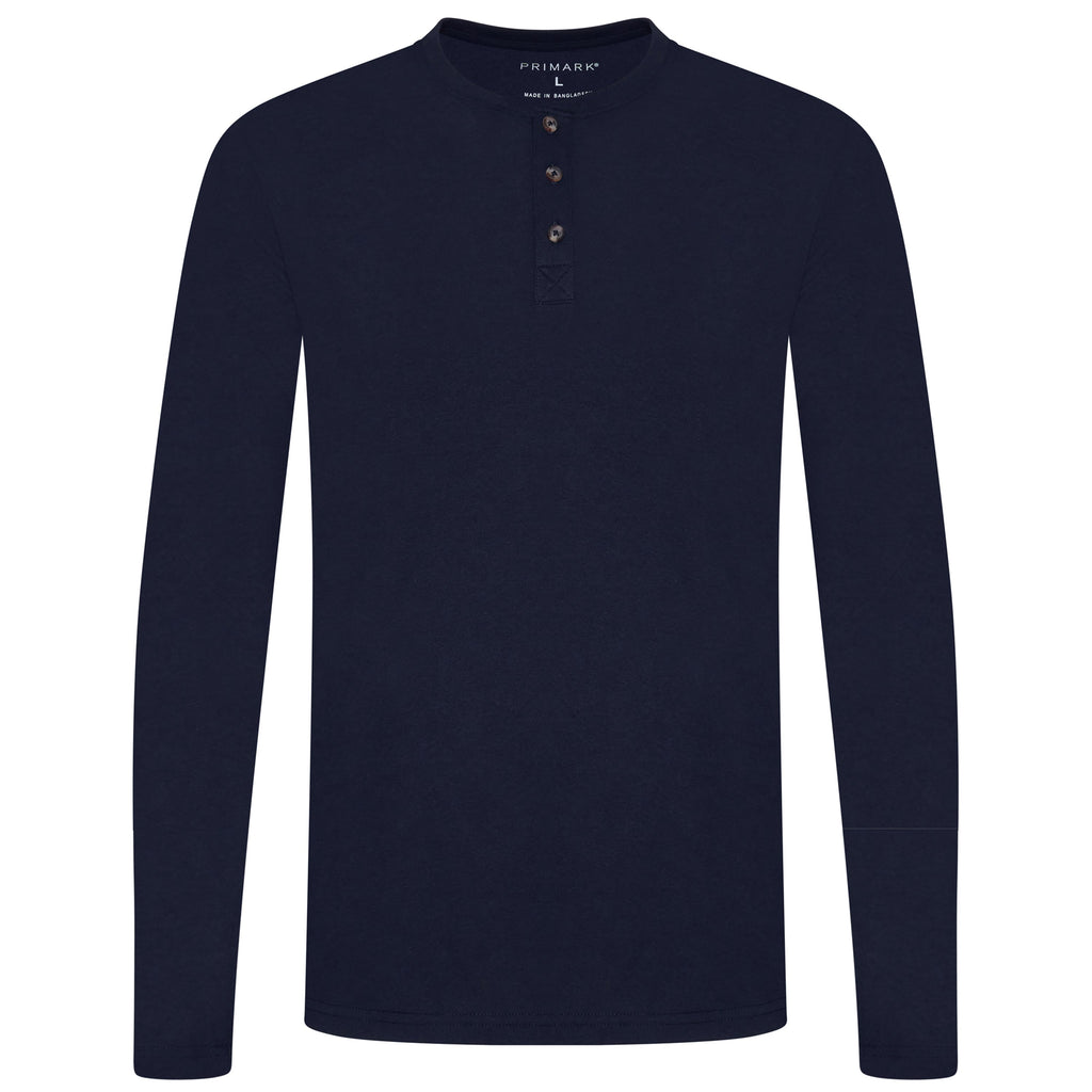 Long Sleeve Henley T-Shirt