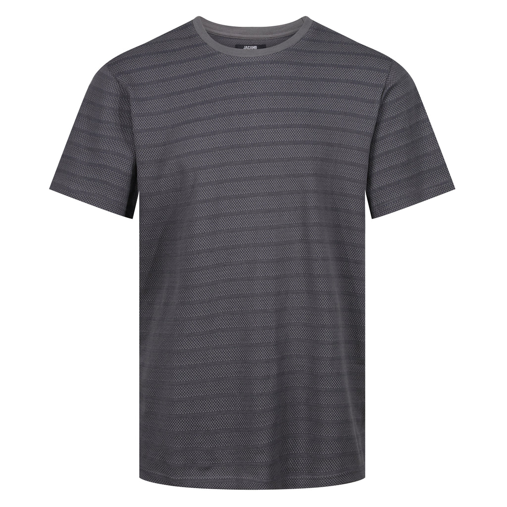 Jacamo Textured Stripe T-Shirt