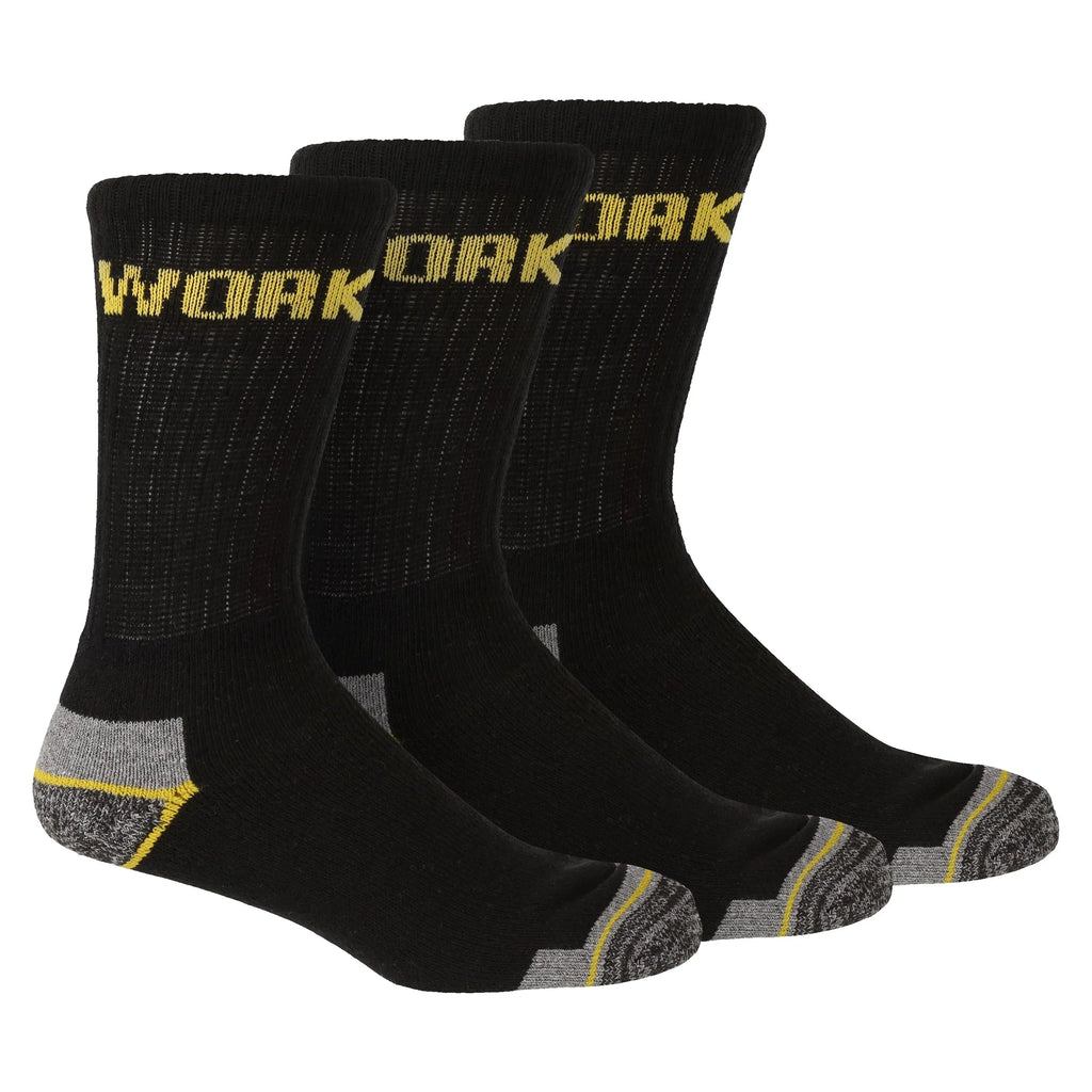 Storm Ridge 3 Pairs Work Socks - Bobobiy