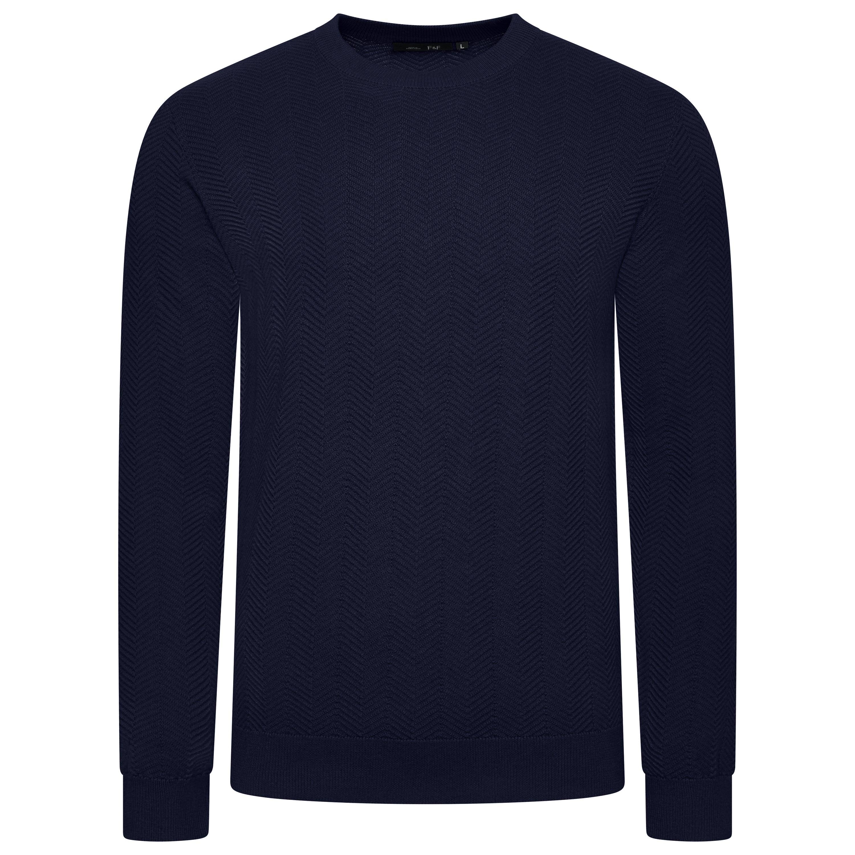 F&F Chevron Knit Pullover Jumper