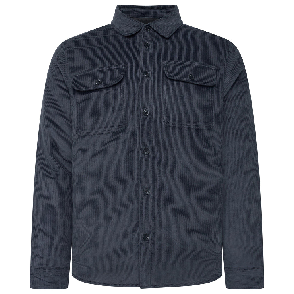 Corduroy Padded Jacket With Pockets