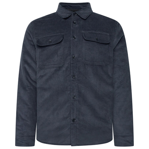 Corduroy Padded Jacket With Pockets