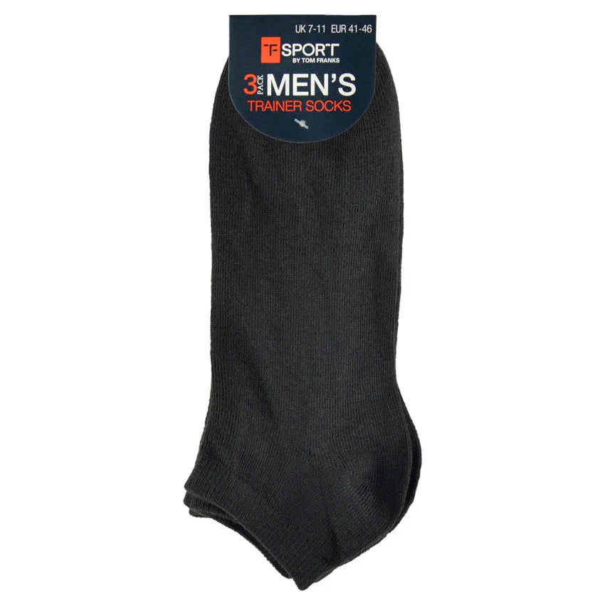 Tom Franks 3 Pairs Trainer Socks - Bobobiy