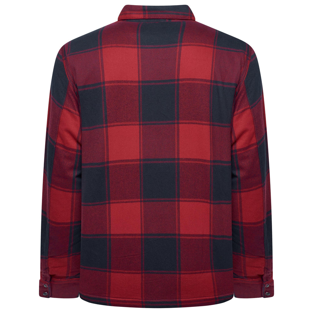 Wrangler Sherpa Lined Flannel Snap Shirt Jacket
