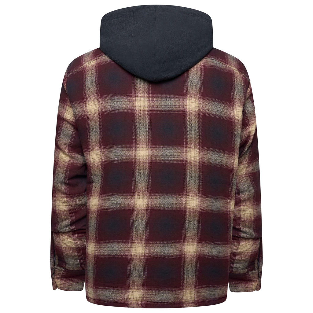Wrangler Hooded Padded Overshirt Jacket