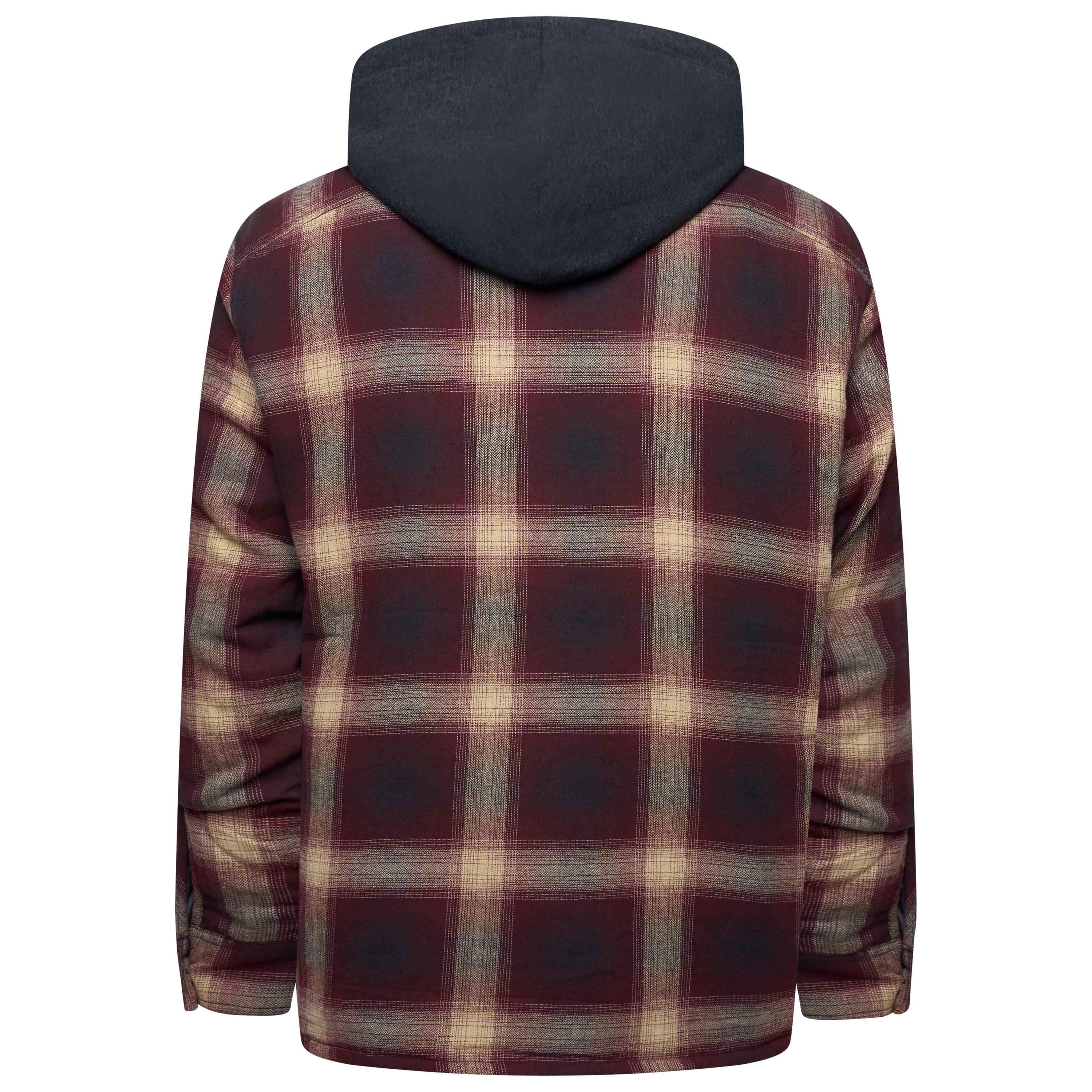 Wrangler Hooded Padded Overshirt Jacket