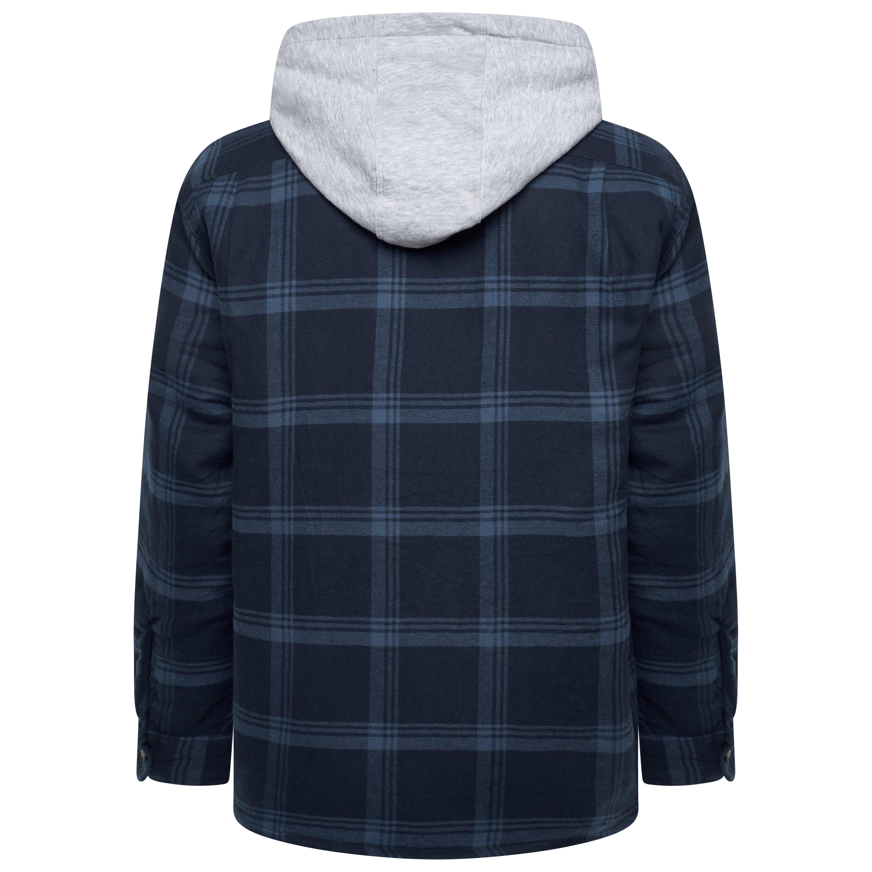 Wrangler Padded Hooded Shirt Jacket