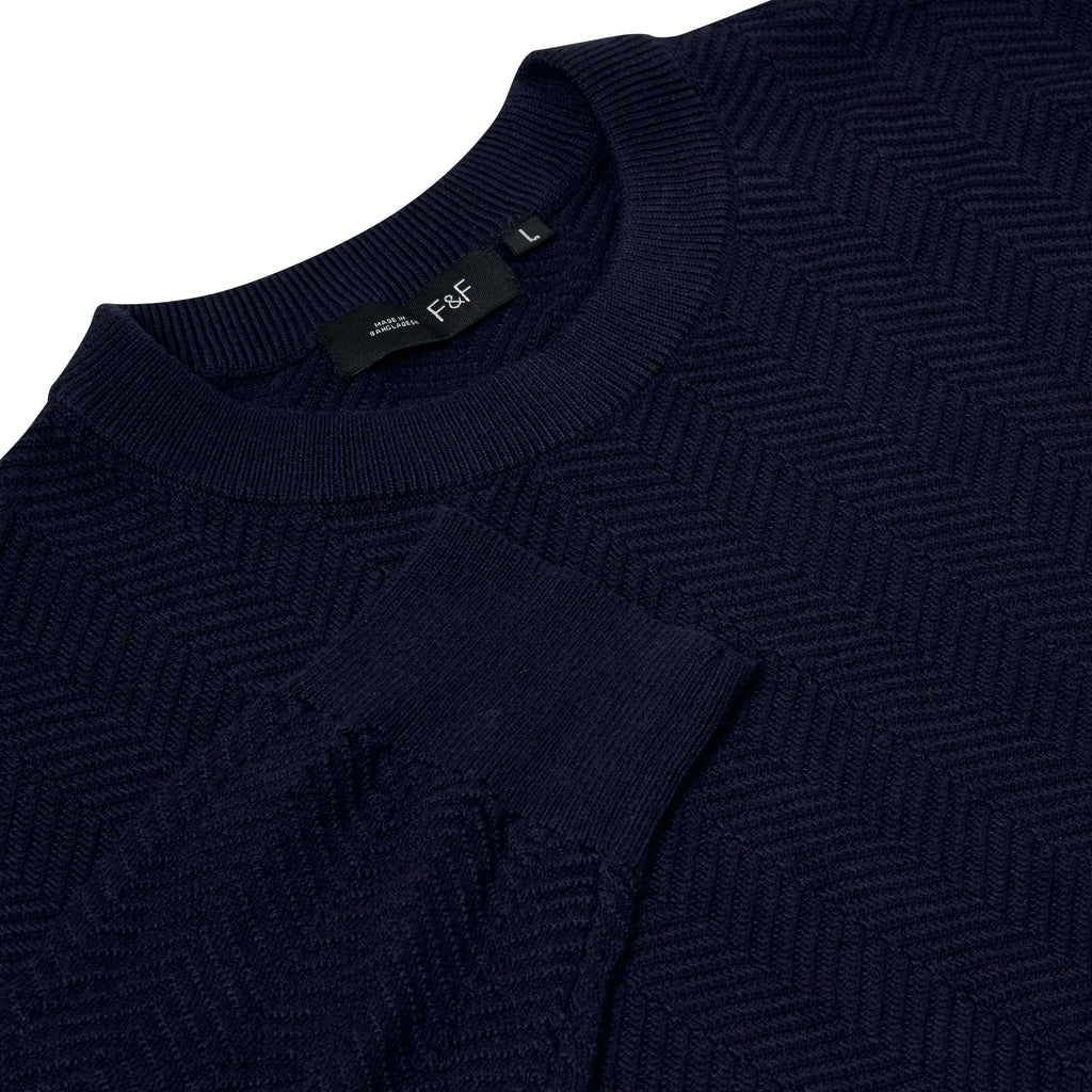 F&F Chevron Knit Pullover Jumper