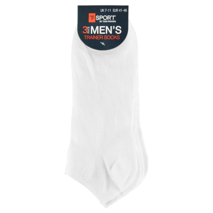 Tom Franks 3 Pairs Trainer Socks - Bobobiy