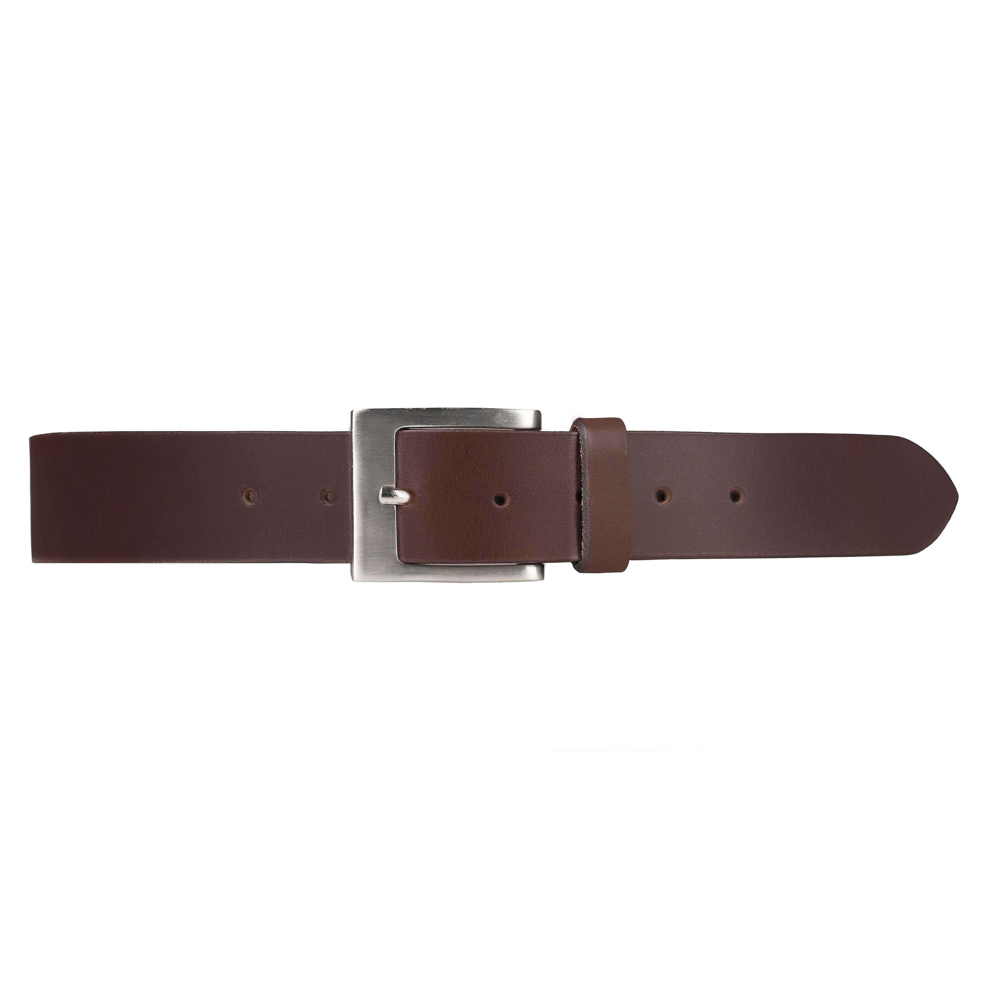 Outback 1.5" Wide Square Buckle Full Grain Leather Belt