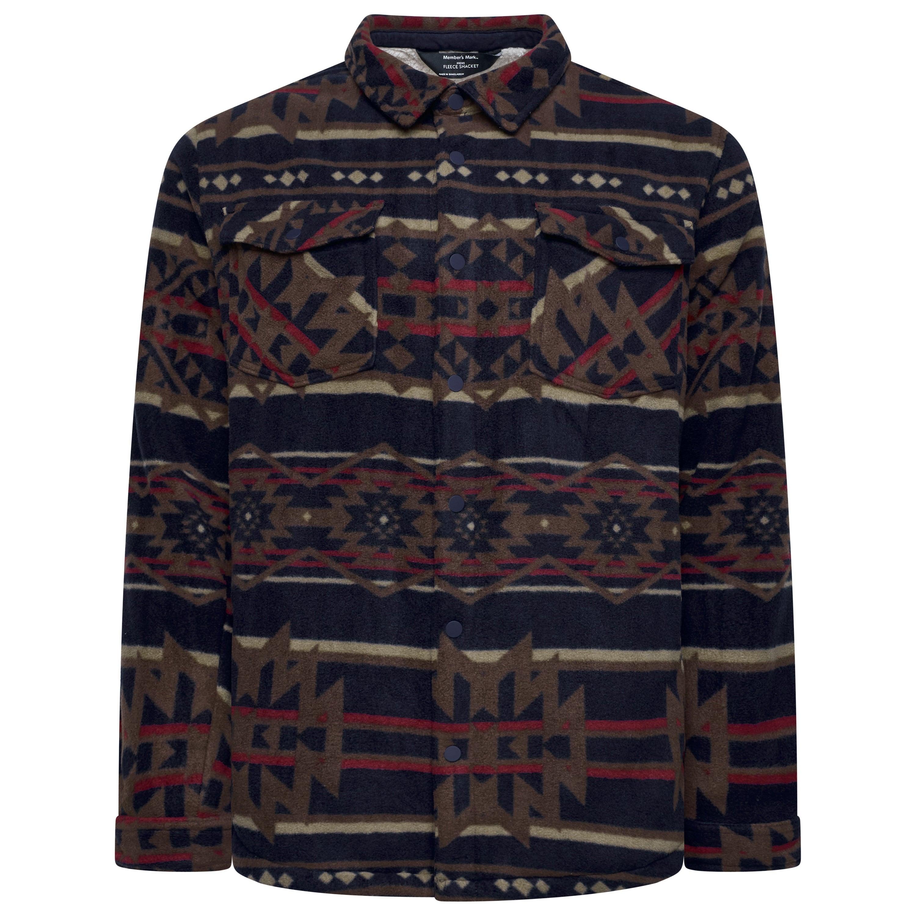 Member's Mark Sherpa Fleece Shacket Overshirt
