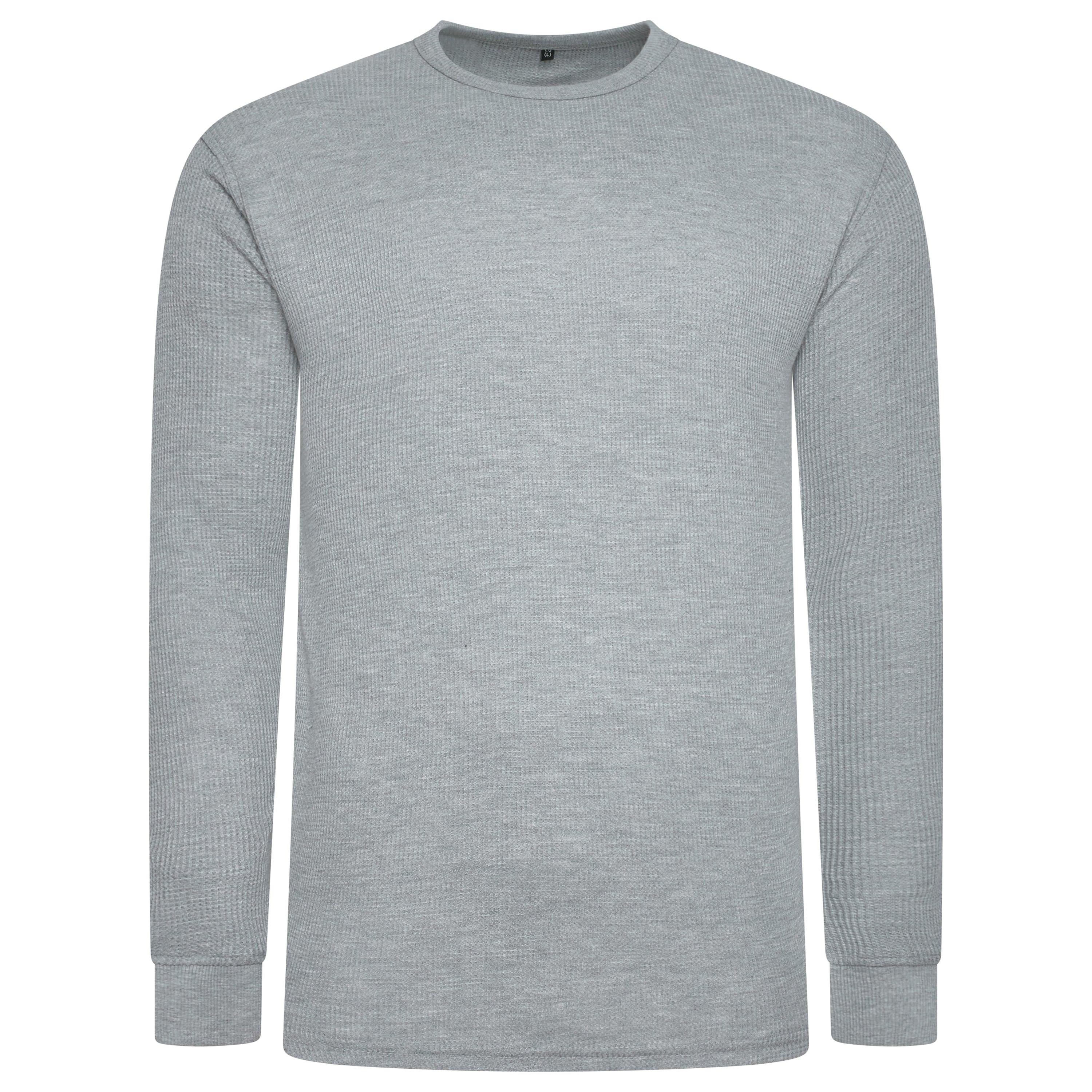 One Brand Crew Neck Waffle Knit T-Shirt
