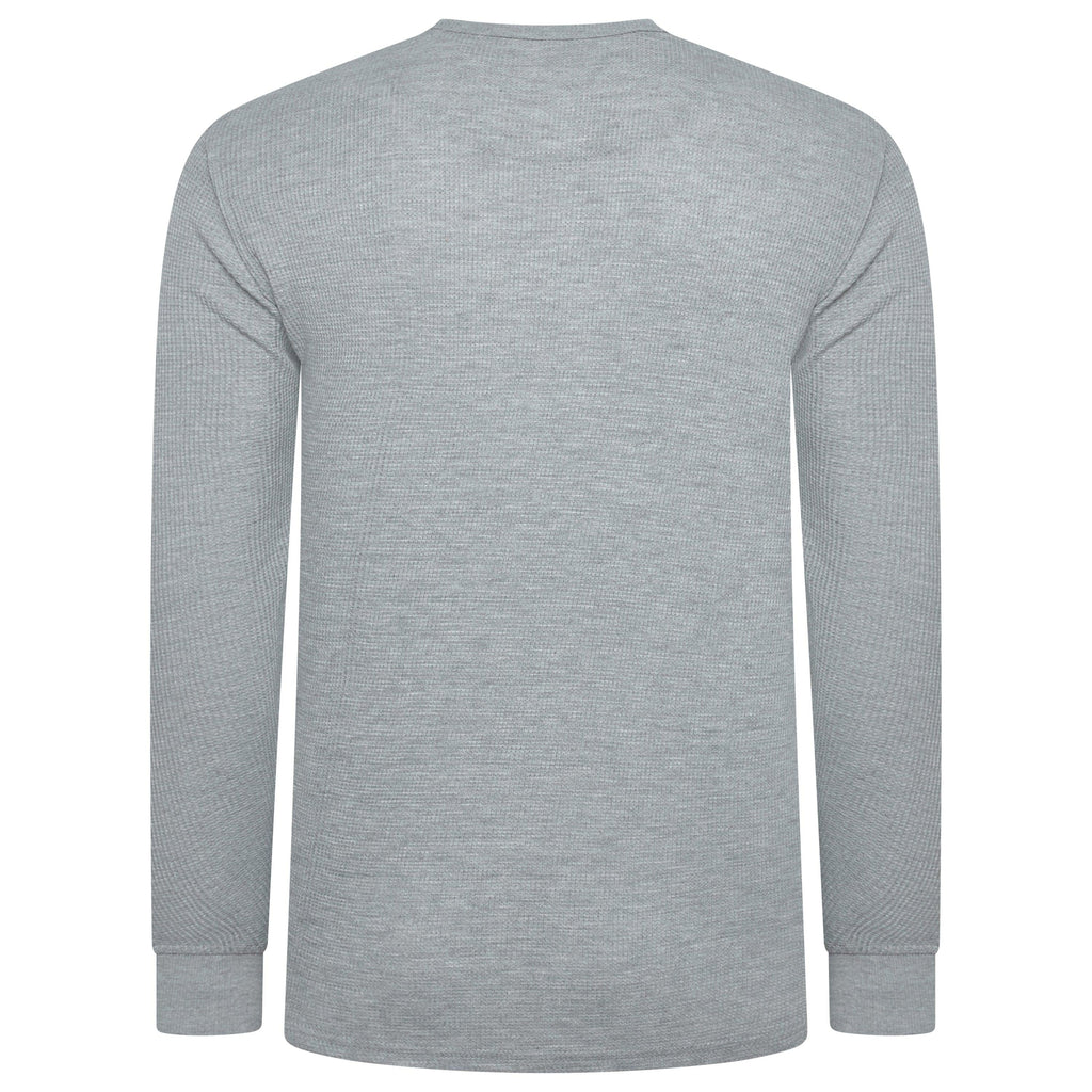 One Brand Crew Neck Waffle Knit T-Shirt