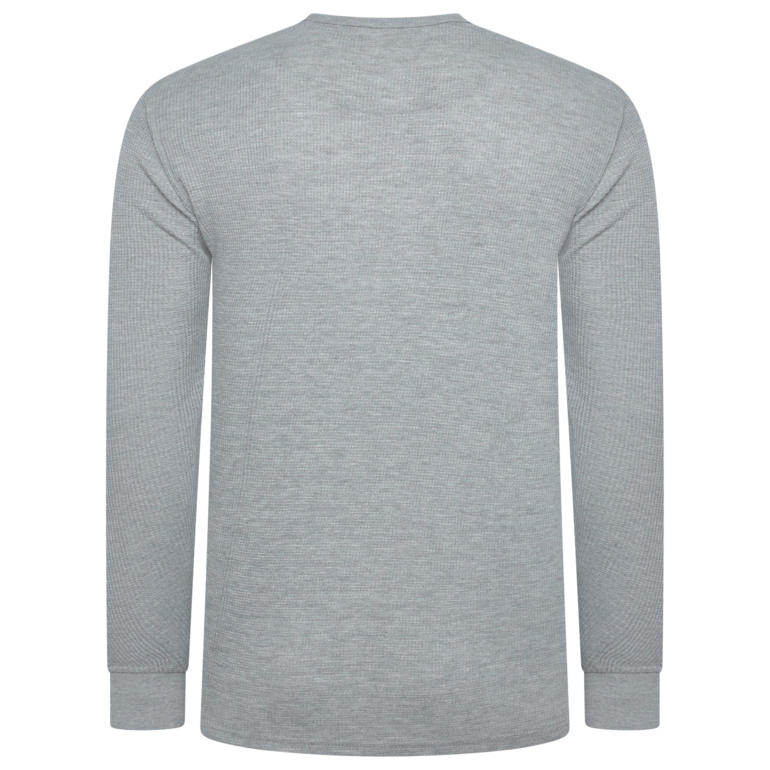 One Brand Crew Neck Waffle Knit T-Shirt