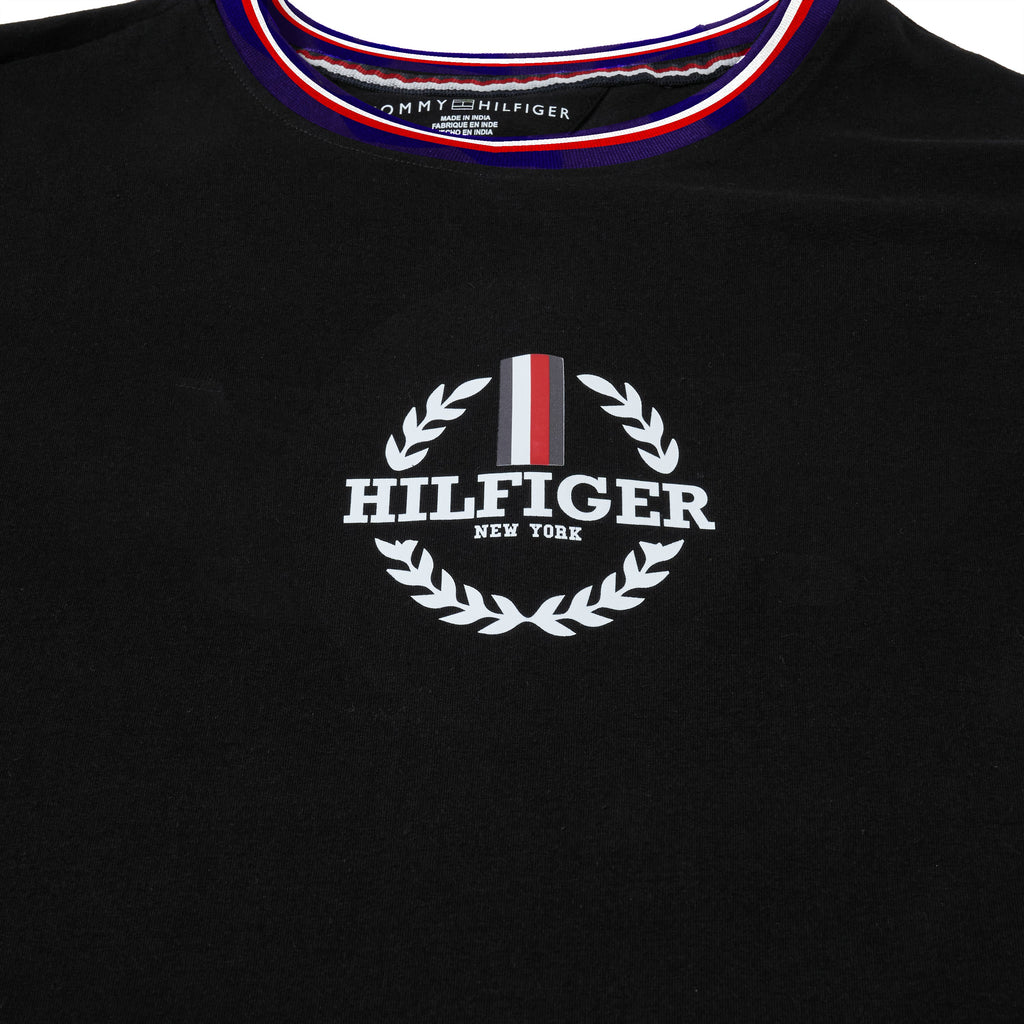 Tommy Hilfiger Global Stripe Print Graphic T-Shirt