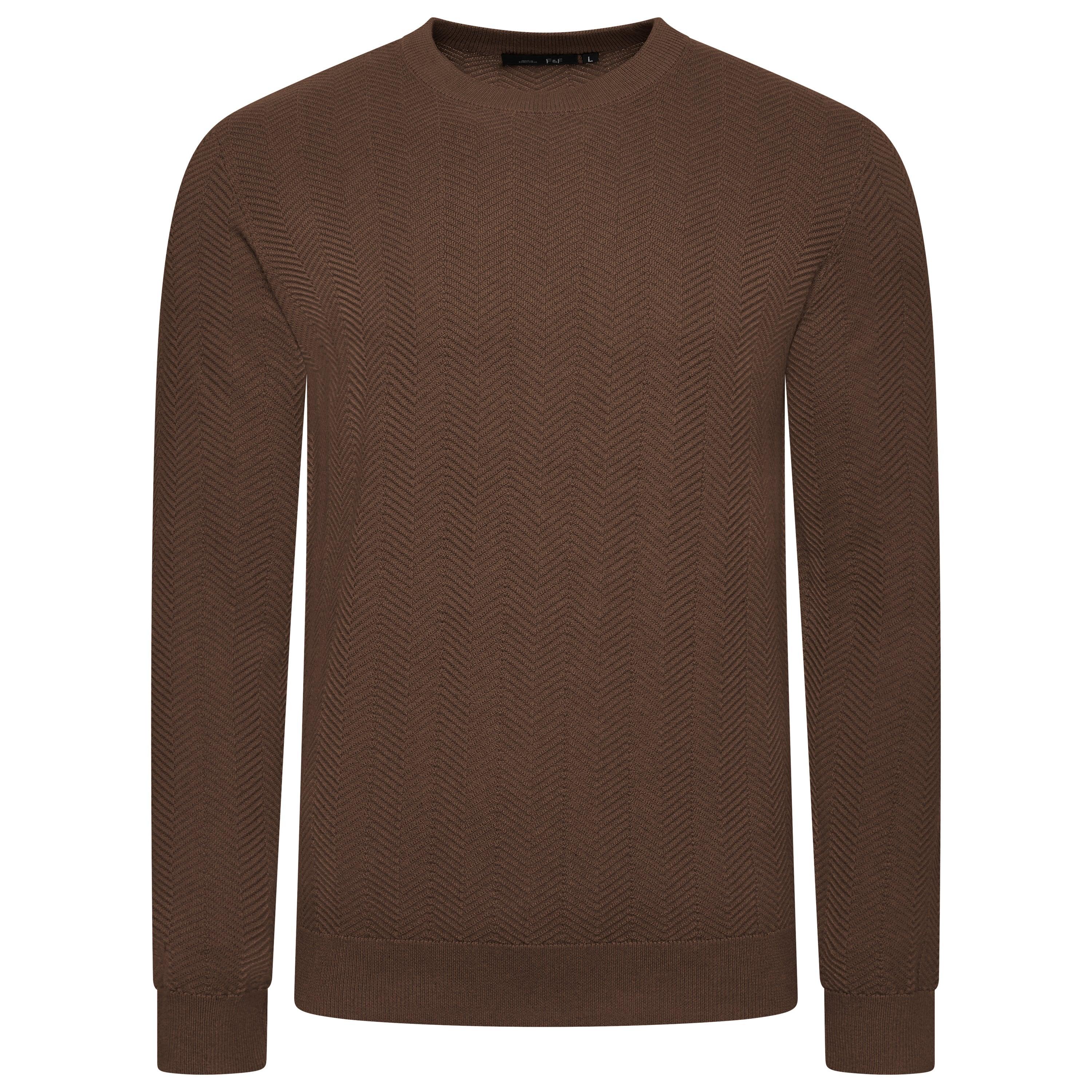 F&F Chevron Knit Pullover Jumper