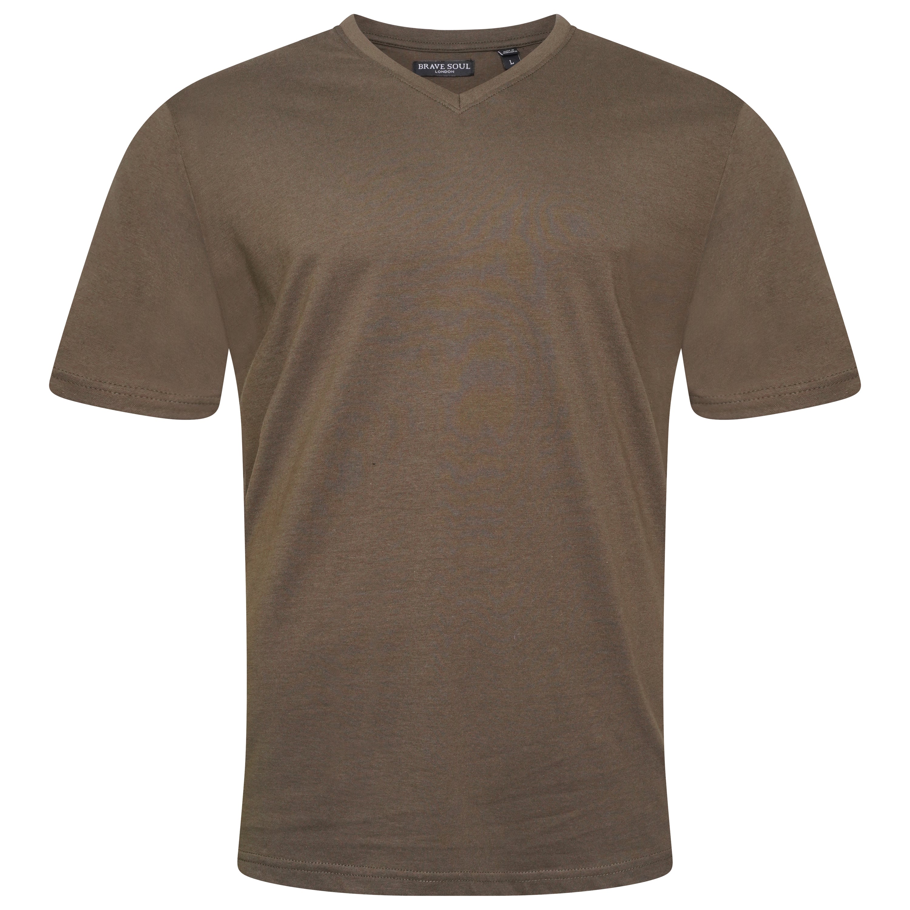 Brave Soul Saint Cotton V Neck T-Shirt