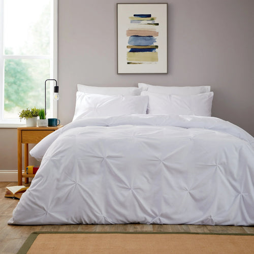 pintuck-white-cotton-rich-duvet-cover-set-with-pillowcases-soft-breathable-easy-care-bedding-set-quilt-cover-by-olivia-rocco-single-duvet-cover-1175470279 - Bobobiy