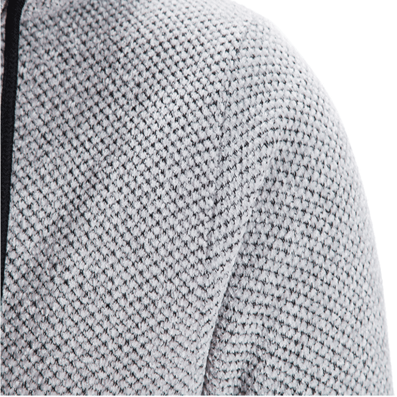 Plus Fleece Hooded Winter Cardigan Men Jacket