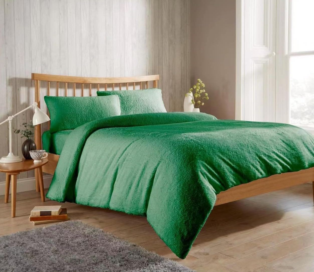 Teddy Fleece Duvet Cover Set for Winter Nights Plush Super Soft Ultimate Comfort in Single Double King Super King Fluffy Bedding