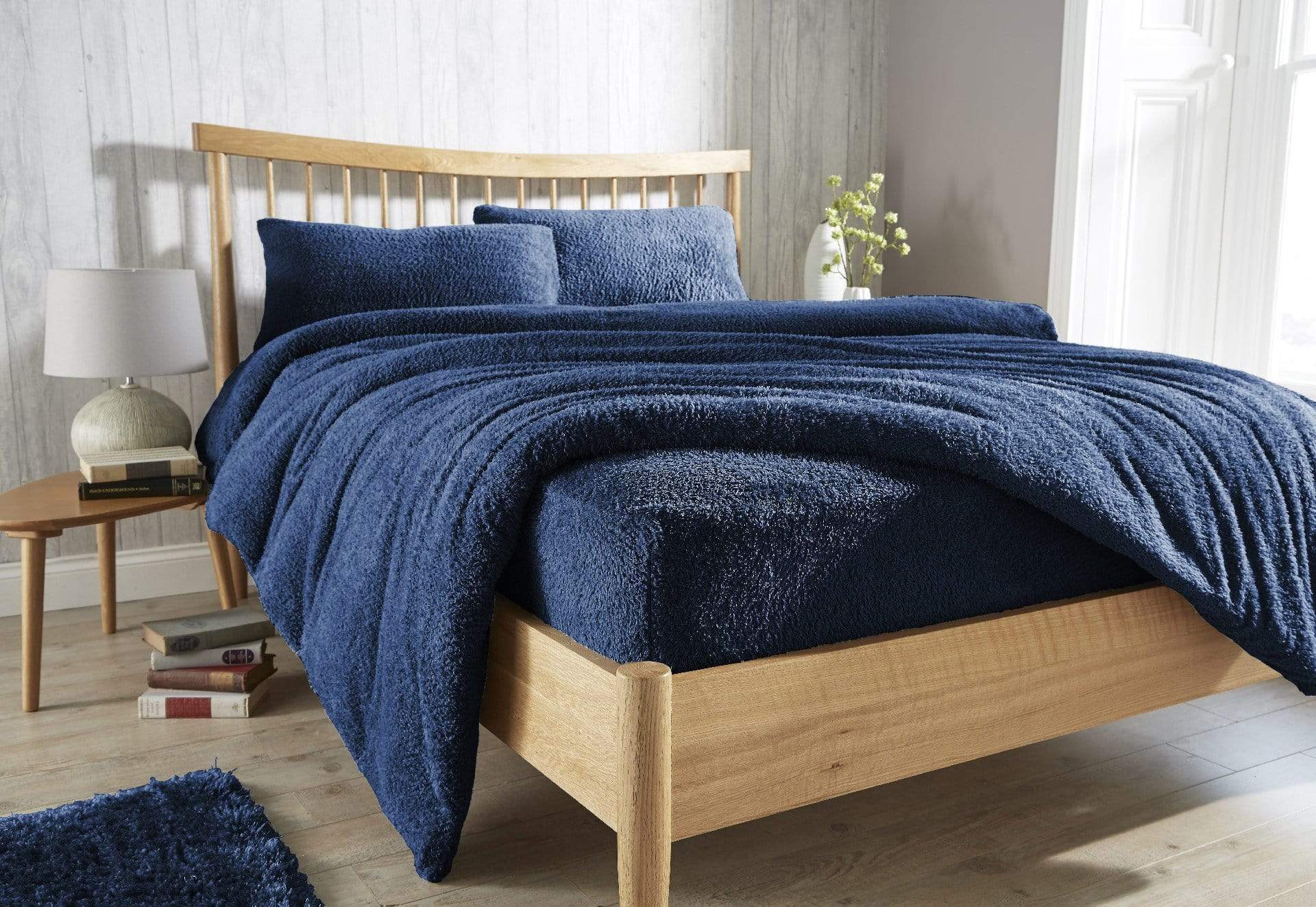 Teddy Fleece Extra Deep Fitted Sheet Plush Super Soft Warm Bedding for Winter Snug Fit Elastic Edges Multiple Sizes Stylish Colours Fluffy Bedding